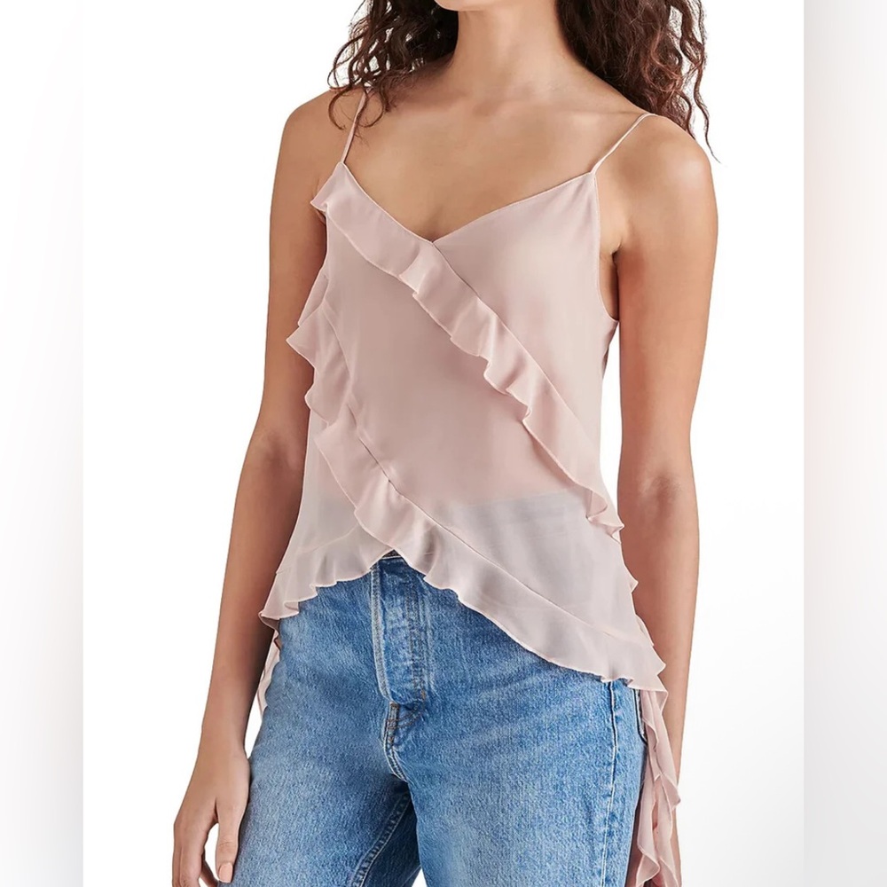 Steve Madden Light Pink Layered Blouse